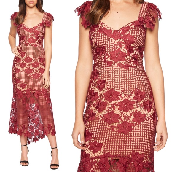 bardot lucy lace dress